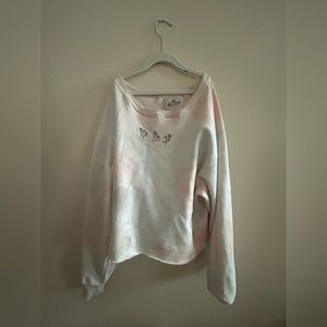 pastel, hollister, off the shoulder, sweater 🤍